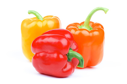 Bell peppers containing bell pepper, color image, and food, a Food & Drink Photo by zhekos