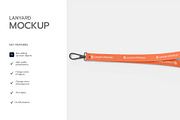 Neck Lanyard Strap Mockup, a Product Mockup by graphypix (Thumbnail 2 of 4)