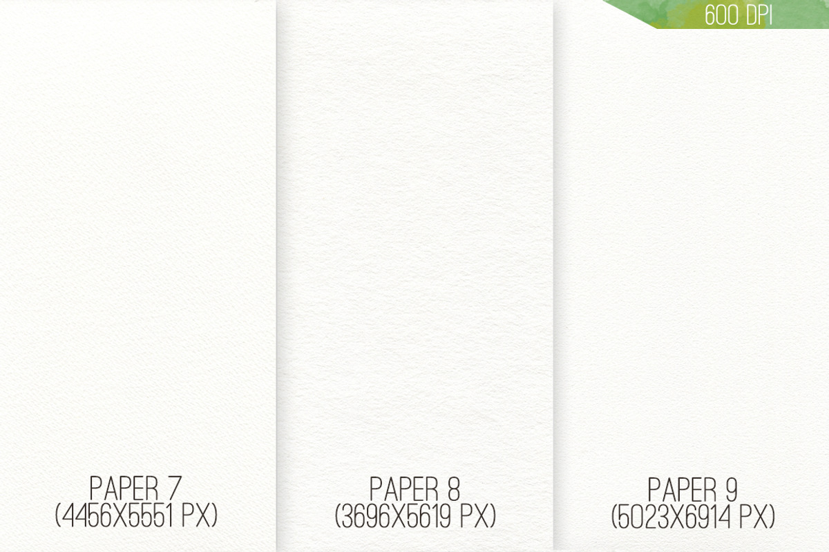 9 Watercolor Papers!, a Texture Graphic by Sandra Neuditschko (Photo 4 of 4)