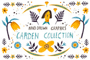 HandDrawn Garden collection, a Decorative Illustration by Sasha Mitkalova (Thumbnail 1 of 4)