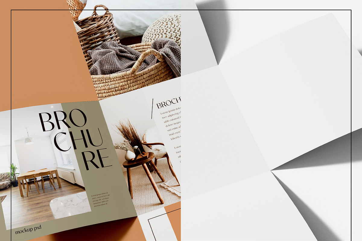 Trifold Brochure Mockup Bundle, a Books & Magazine Mockup by Mego-studio (Photo 8 of 11)
