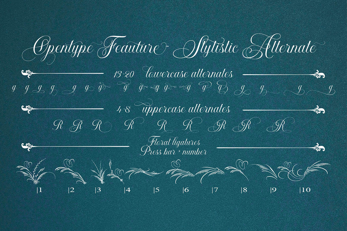 Khatija Calligraphy, a Script Font by Ridha-38.lineart (Photo 2 of 15)
