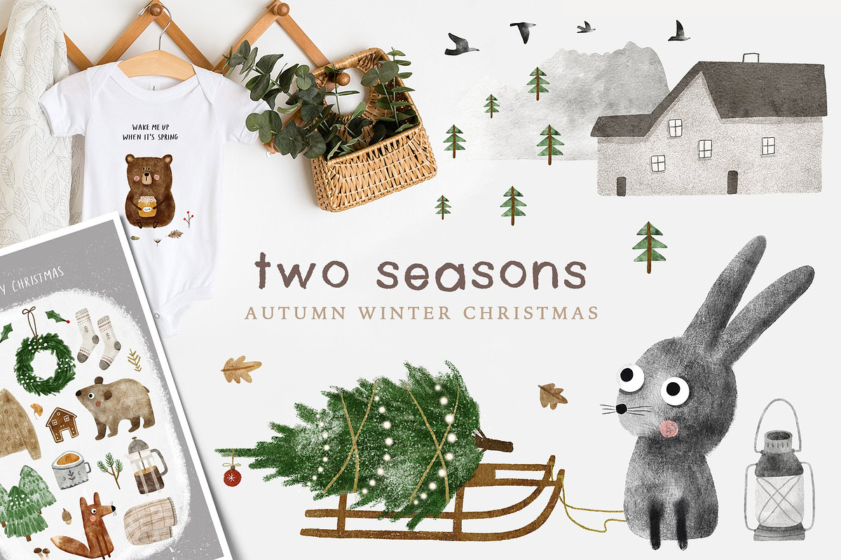 Whole Shop Bundle | 6166 elemennts, an Animal Illustration by Oksana Stepova (Photo 2 of 26)