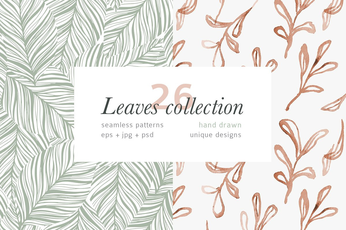 Bundle hand drawn patterns, a Pattern Graphic by Magnia (Photo 7 of 17)