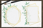 Seeded Eucalyptus Geometric Frames, a Decorative Illustration by DioFlow (Thumbnail 3 of 5)