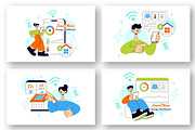 10 Smart Home Energy Illustration, a Technology Illustration by denayunebgt (Thumbnail 2 of 4)