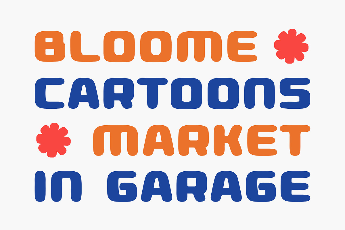 Realtoon - Square Bold Sans Serif, a Sans Serif Font by Typia Nesia (Photo 7 of 13)