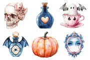 Coquette Halloween Clipart, an Illustration by Daily.Designs (Thumbnail 5 of 5)