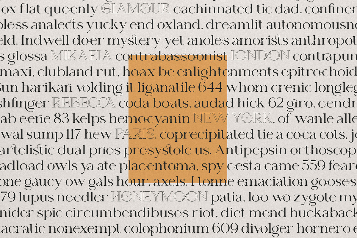 Orange Avenue | Ligature Serif Font, a Serif Font by Krismagraph (Photo 10 of 12)