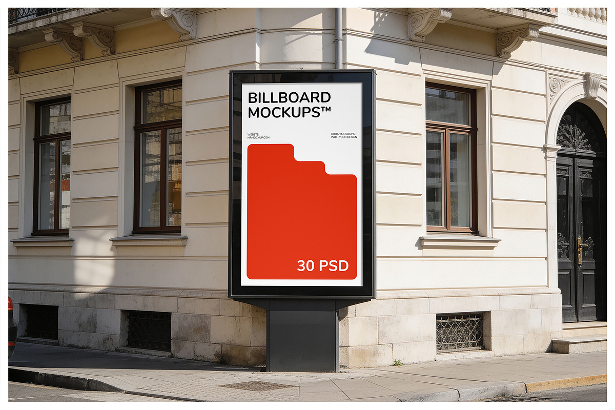 City Billboard Mockups Vol.3, an Advertising Mockup by Mr.Mockup™ (Photo 13 of 18)