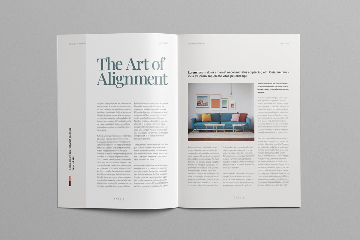 Ebook Design Template | Canva, a Brochure Template by HiveArts (Photo 5 of 9)
