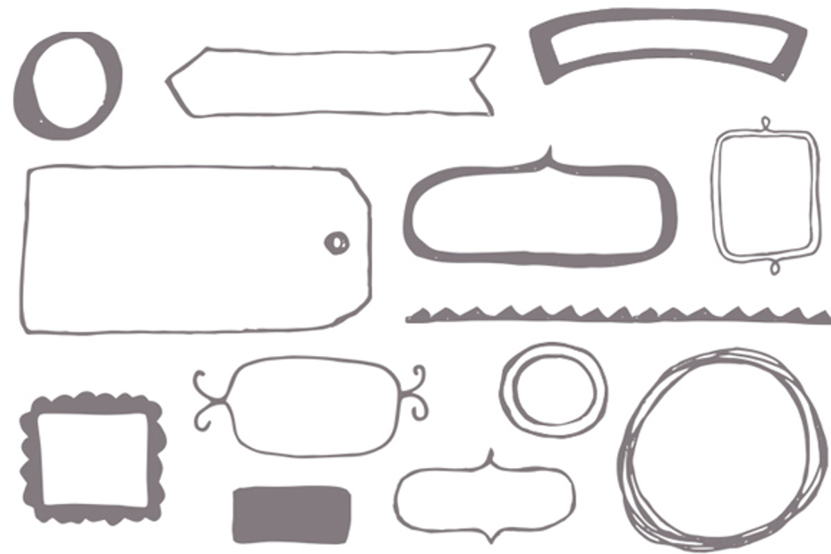 Sketchy, Hand-drawn Frames preview 2