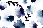 Watercolor floral pattern, a Pattern Graphic by Anya-D (Thumbnail 3 of 4)