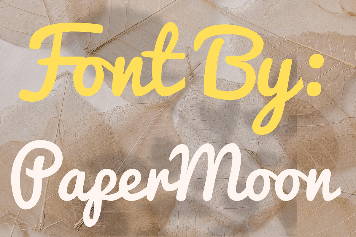 A Distraction: Handwritten Font, a Handwritten Font by PaperMoon (Photo 2 of 7)