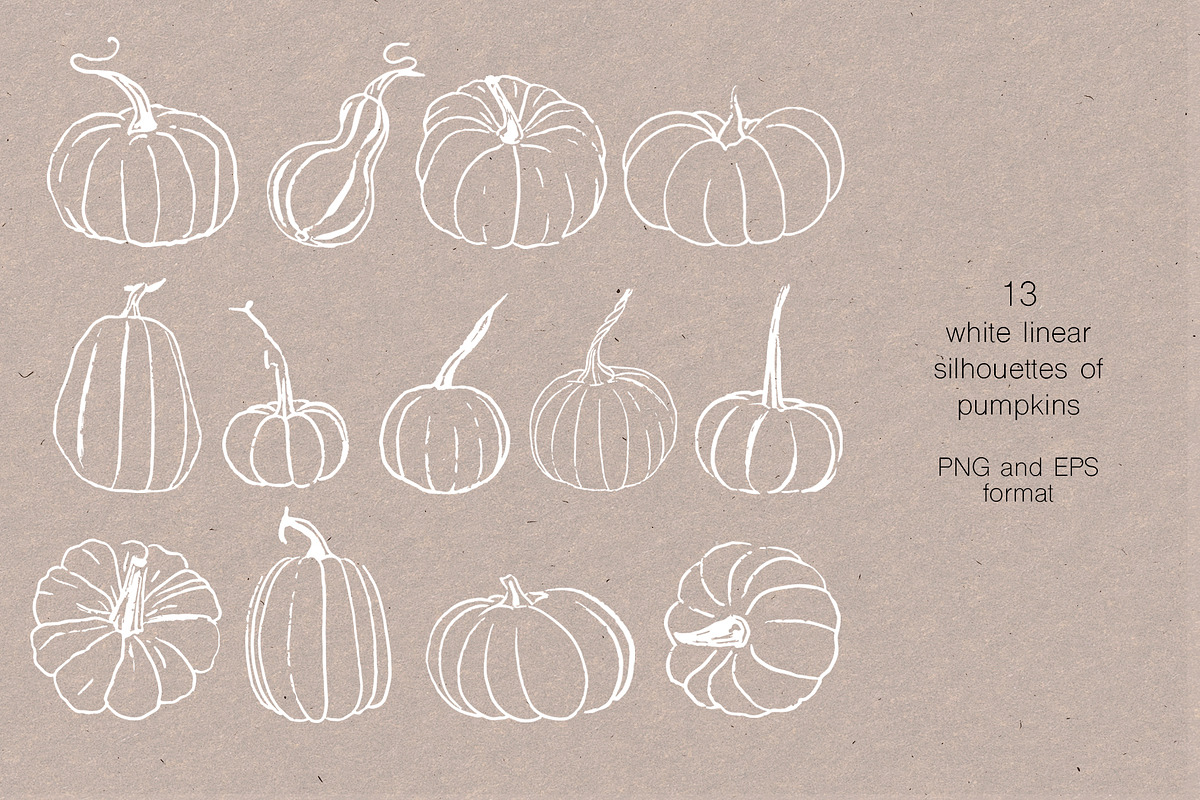 Pumpkins. Graphic collection, an Object Graphic by Vera●Suleimanova (Photo 7 of 14)