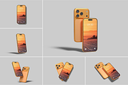 52 iphone 17 Pro, Pro Max Mockup Set, an iPhone Mockup by Custom.scene (Thumbnail 17 of 17)