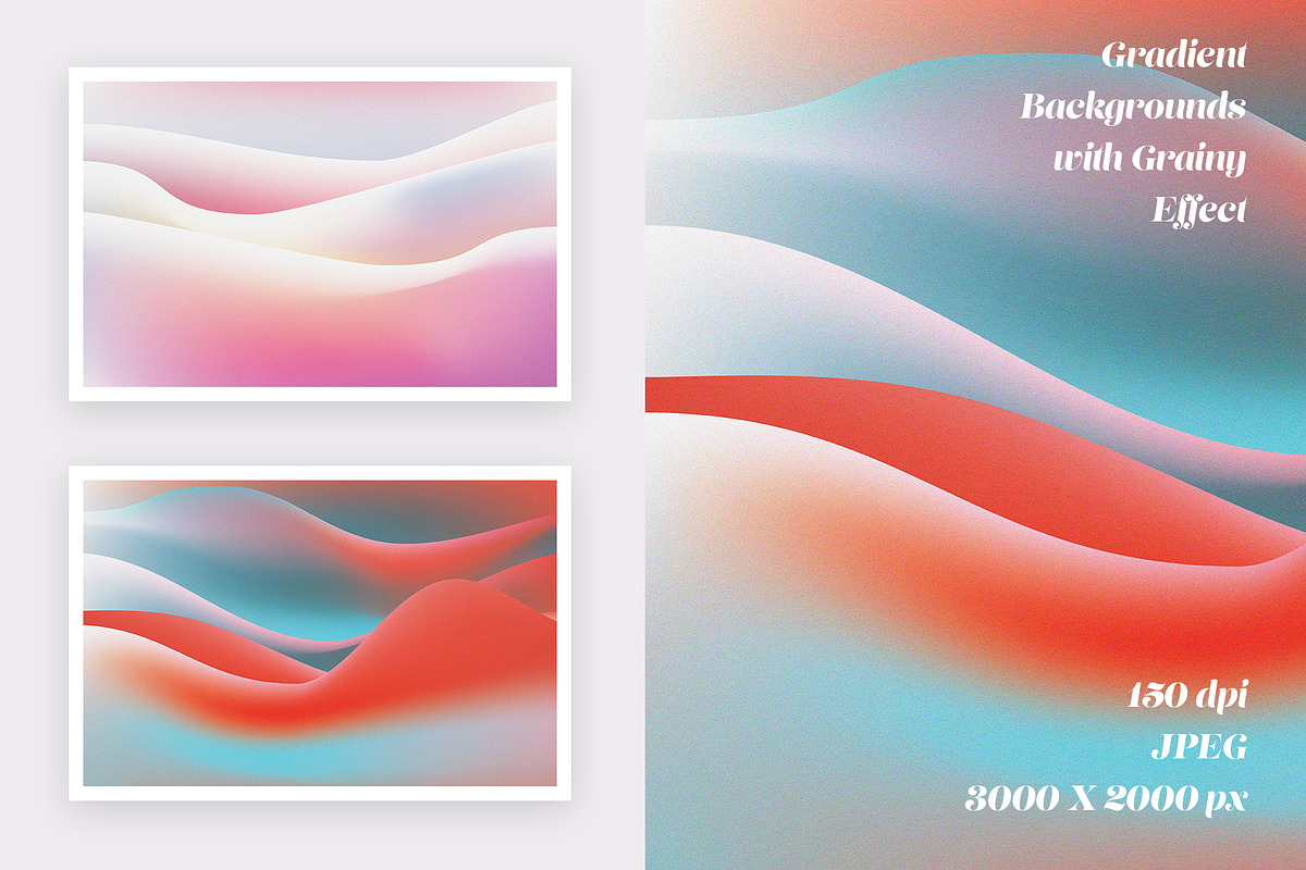 Grainy Gradient Landscape Collection, a Texture Graphic by Polar Vectors (Photo 6 of 20)