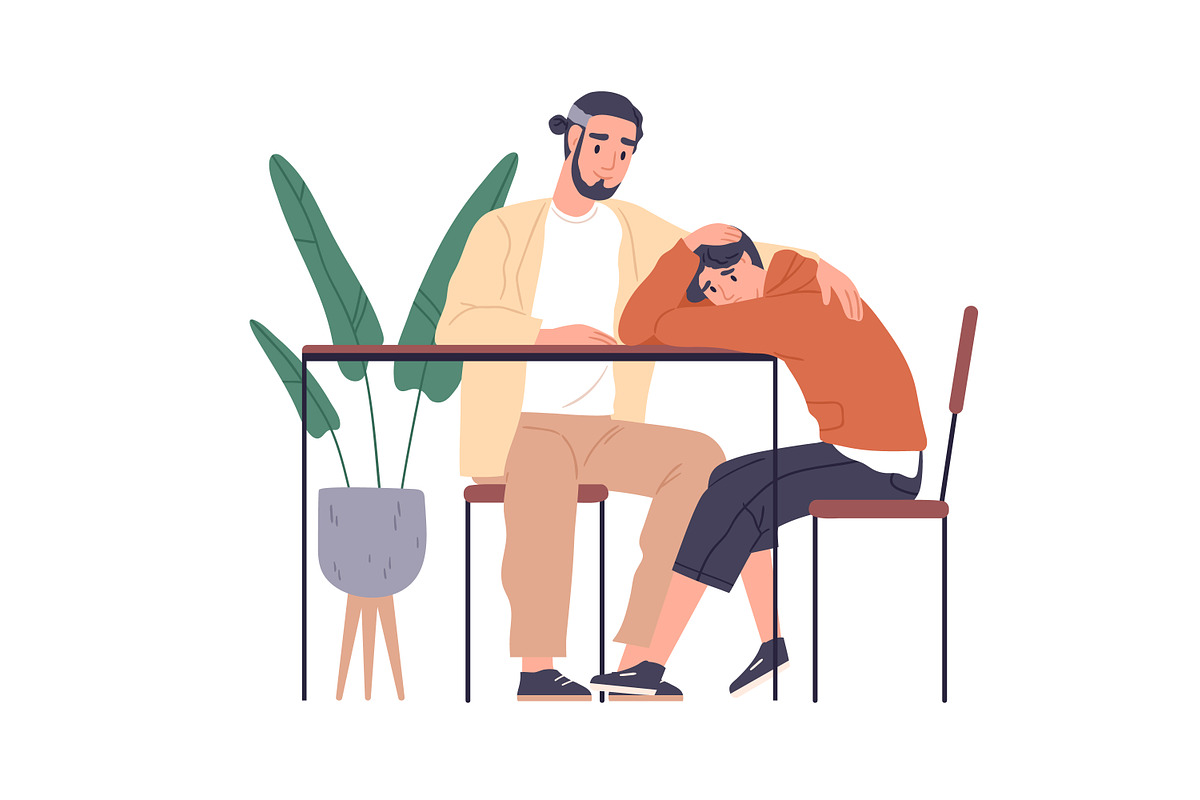 Parent - teenager relationships set, a Person Illustration by Good Studio (Photo 6 of 9)