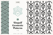 Elegant Geometric Patterns | V 03, a Pattern Graphic by dvtchk (Thumbnail 1 of 6)