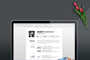 2 Pages Clean Resume Template, a Resume Template by ResumeInventor (Thumbnail 4 of 5)