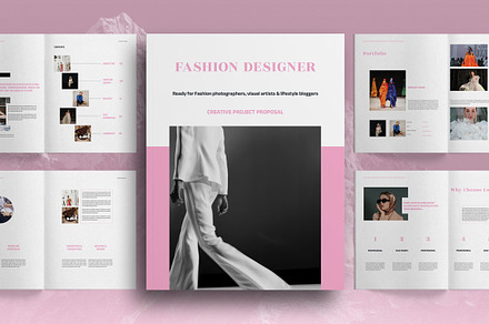 Fashion Designer Portfolio Brochure