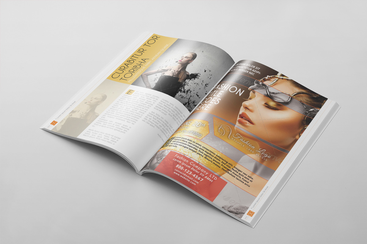 Magazine Template 21, a Magazine Template by pmvch (Photo 7 of 10)