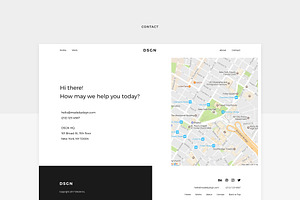 DSGN - Portfolio PSD Template