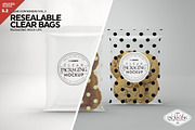 Clear Resealable Bags Mockup, a Cups & Container Mockup by INCDesign (Thumbnail 1 of 8)