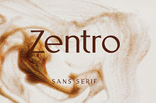 Zentro | Modern Geometric Sans Serif