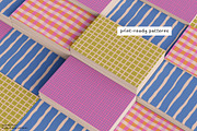 Organic Lines – Seamless Patterns, a Pattern Graphic by iliveinoctober (Thumbnail 11 of 11)