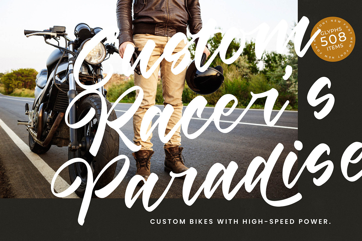 Winds Rolling Bold Calligraphy Font, a Script Font by stylishtype.co (Photo 13 of 20)