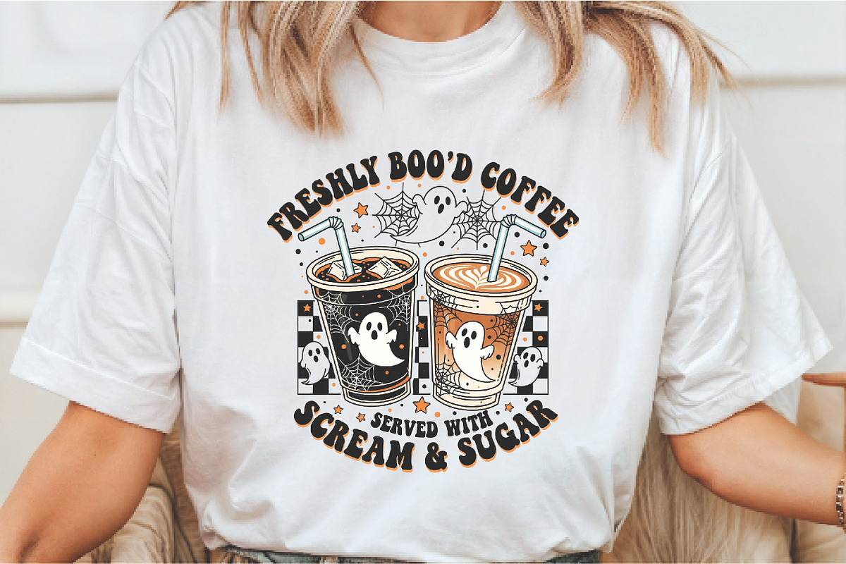 Freshly Boo’d Coffee Halloween Fall, an Illustration by Libby Wishes (Photo 4 of 5)