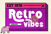 Never Holiday - Fancy Retro Font, a Sans Serif Font by RagamKata (Thumbnail 2 of 10)