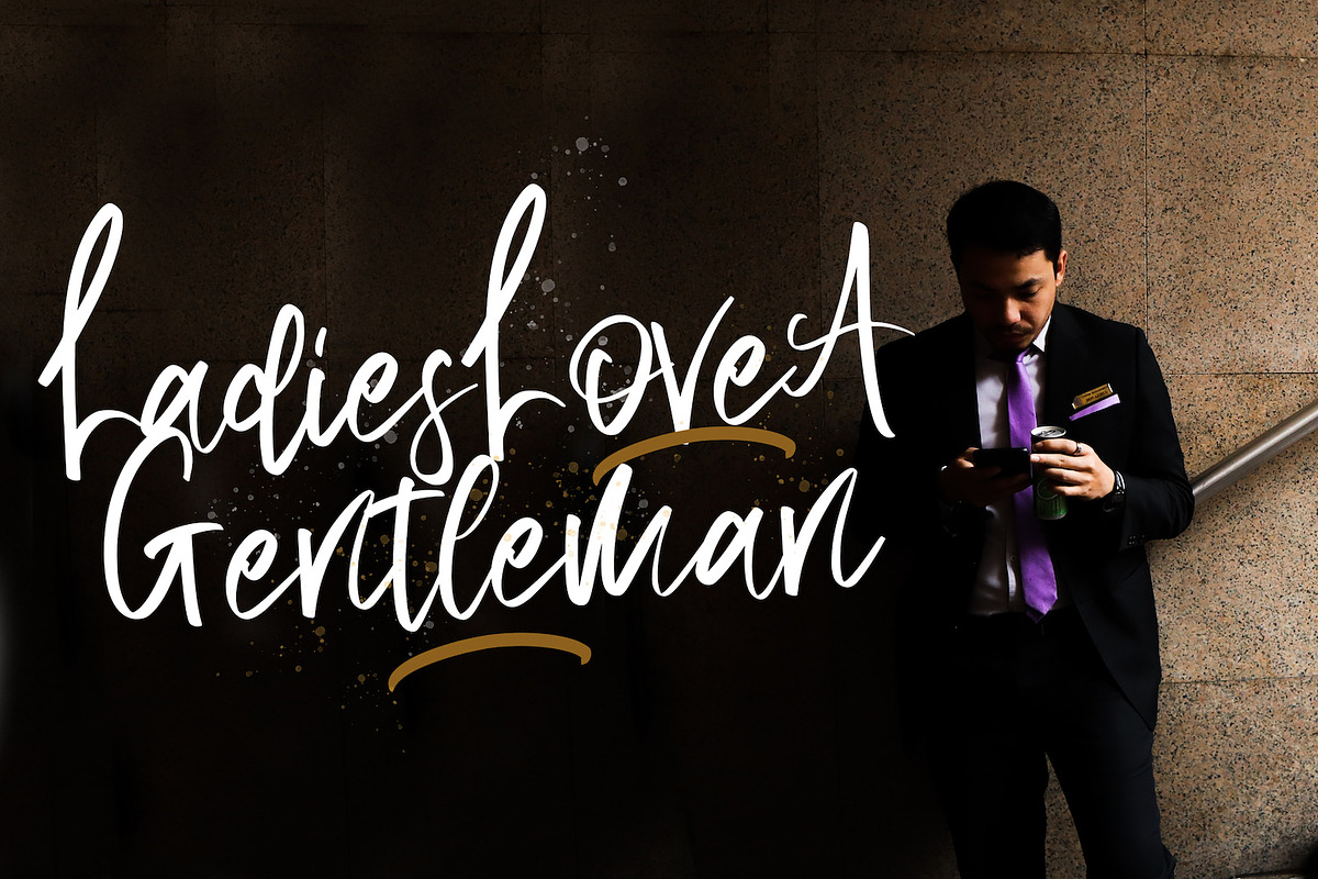 Aquilla - Brush Script Font, a Script Font by StringLabs (Photo 9 of 11)