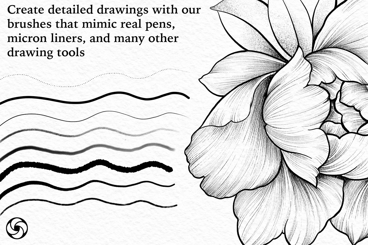 Amazing Fine Line Brushes Procreate, a Brush Add-On by Easy Procreate (Photo 3 of 10)