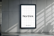 Indoor Lightbox Poster Mockup, a Mockup by Northink (Thumbnail 2 of 3)