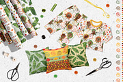 African masks seamless pattern set, an Illustration by DemiLena (Thumbnail 6 of 8)