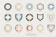 24 Minimal Geometric Logo Frames, an Emoji Icon by adenpinkstore (Thumbnail 8 of 12)