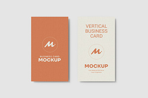 Vertical Business Card Mockup, a Product Mockup by graphypix
