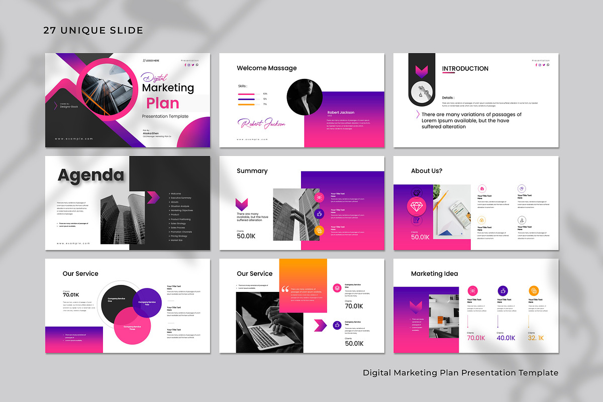 Digital Marketing Plan Presentation preview 6