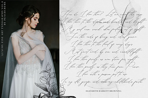 Beloved Gray // Fine Art Calligraphy