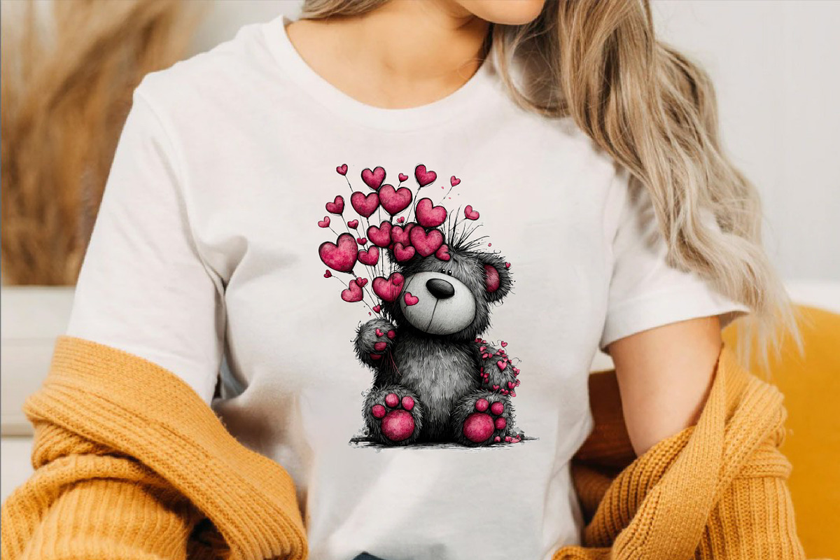 Valentine’s Day Teddy Clipart Bundle, an Illustration by SVGArt (Photo 6 of 8)