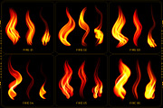 Fire Procreate Brushes, a Brush Add-On by Andrew Skoch Design (Thumbnail 3 of 6)