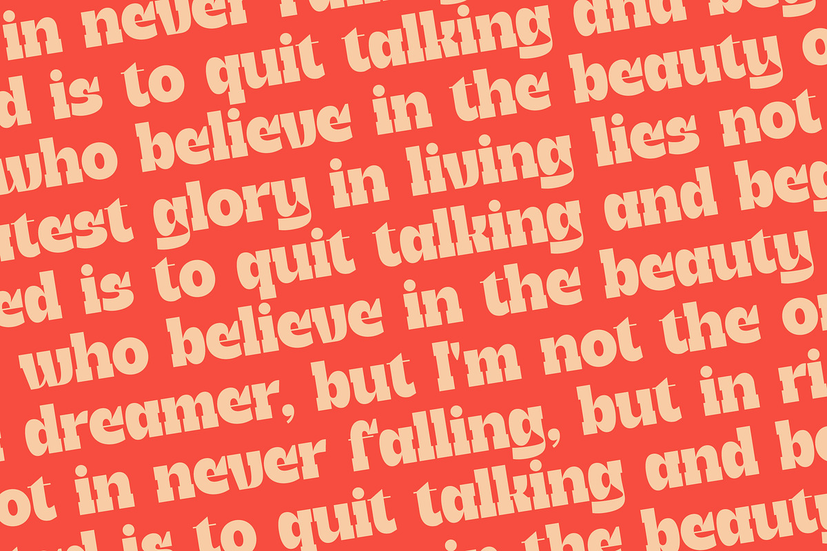 Naska Rumbe Bold Display Font, a Serif Font by timelesstype.co (Photo 17 of 20)