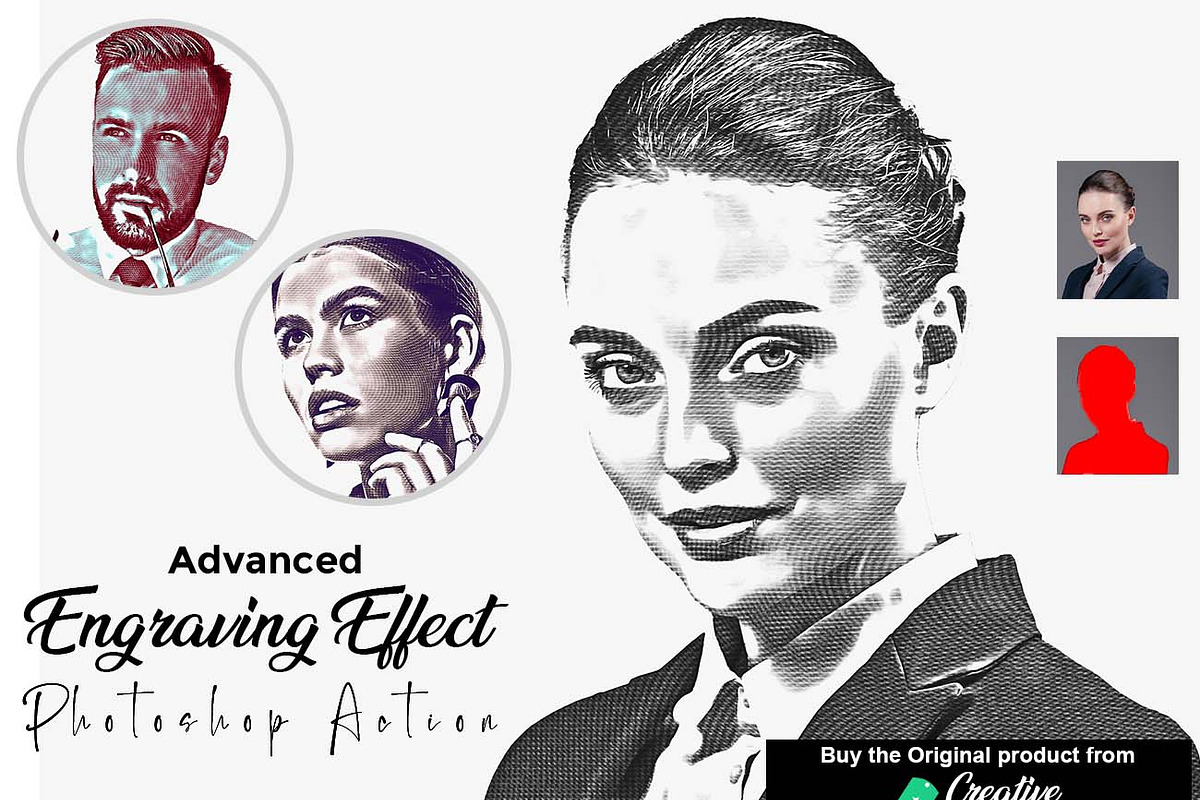 Advanced Engraving Effect Pa Action, an Action Add-On by Studio Retouch (Photo 1 of 11)