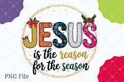 Christian Christmas Jesus is the Rea, an Illustration by designcity5 (Thumbnail 1 of 8)