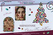 Rhinestone Christmas Tree and Frames, an Object Graphic by Anzhelika (Thumbnail 1 of 9)