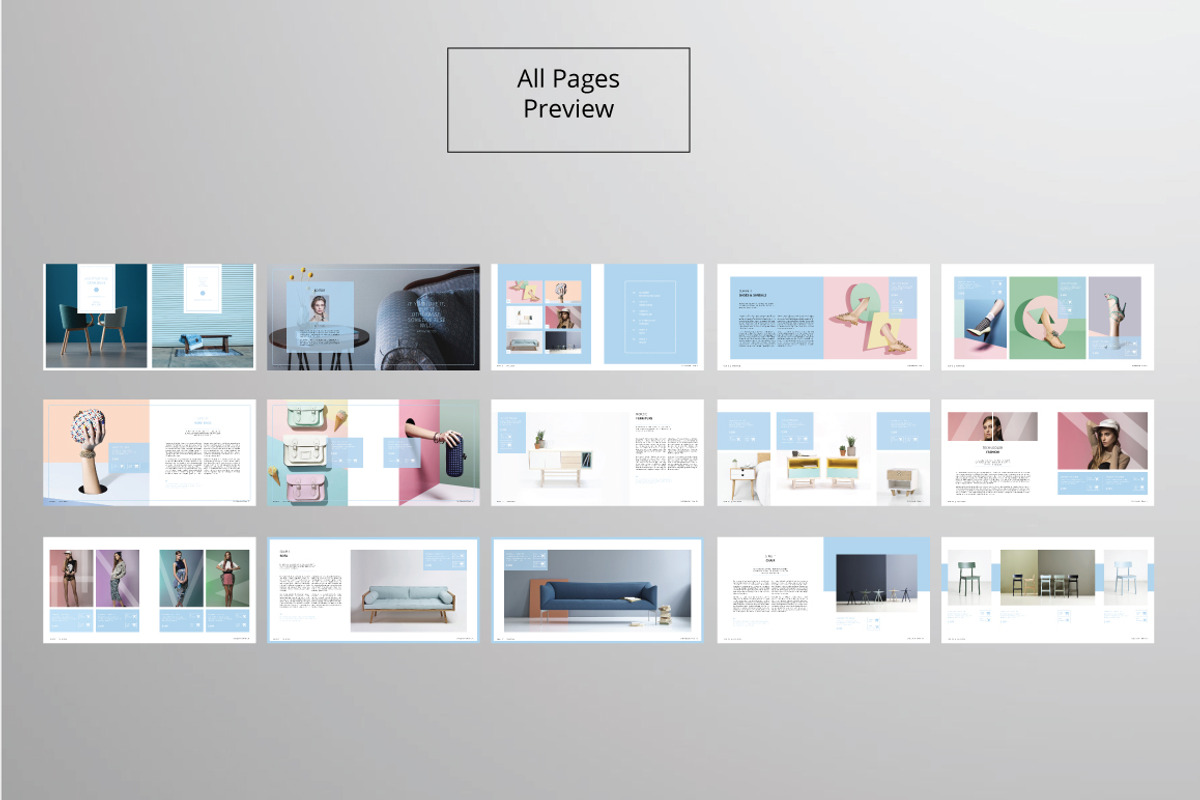 Square Catalogue Bundle, a Brochure Template by Tiempo co (Photo 5 of 7)