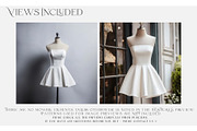 Women's Strapless Mini Dress Mockups, a Product Mockup by mock-ups (Thumbnail 2 of 17)