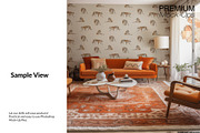 Boho Wallpaper Mockup PNG & PSD, a Household Mockup by mock-ups (Thumbnail 5 of 7)